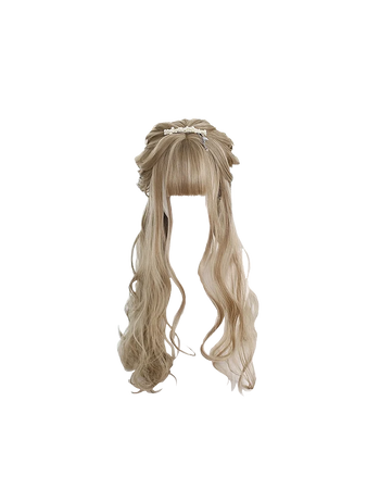 blonde wig - long