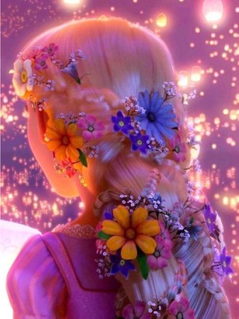 Tangled — Rapunzel’s Hair Close Up