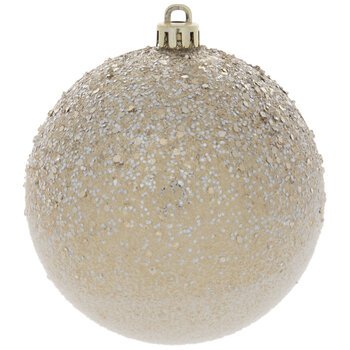 Champagne Glitter Ball Ornaments | Hobby Lobby | 5066873