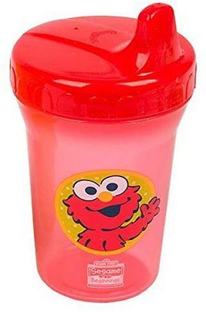Amazon.com : Sesame Street Sesame Beginnings 8oz. Spill Proof Cups - Big Bird, Cookie Monster and Elmo (3-Pack), Multicolored : Baby
