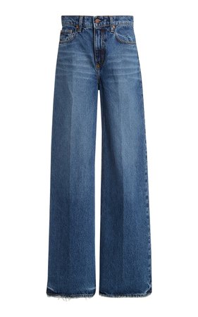 Skylar High-Rise Wide-Leg Jeans by Nobody Denim | Moda Operandi