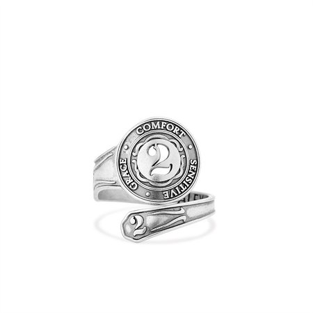 Alex and Ani Number 2 Spoon Ring PC16SR02S