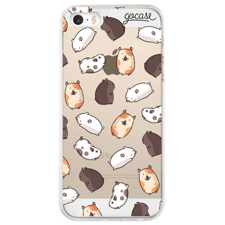 Cute Hamsters Phone Case - Soft Flexible (Classic) - iPhone 5/5S/5SE - Gocase