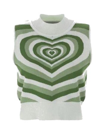 green heart vest
