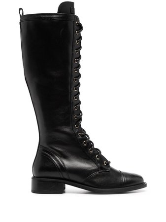 Carvela Sutton lace-up Knee Leather Boots