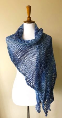 Handmade Knit Shawl