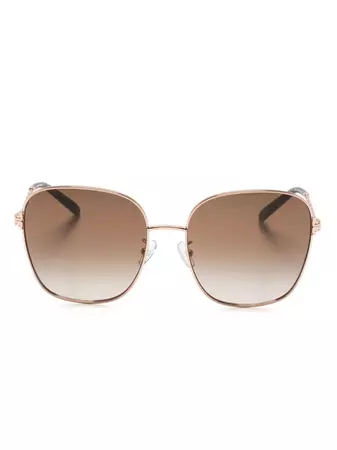 Tory Burch Oversized square-frame Sunglasses - Farfetch