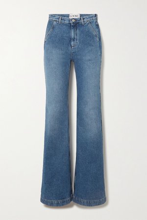 Blue High-rise straight-leg jeans | Loewe | NET-A-PORTER