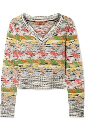Missoni | Cropped wool-blend sweater | NET-A-PORTER.COM