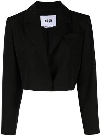 MSGM cropped blazer