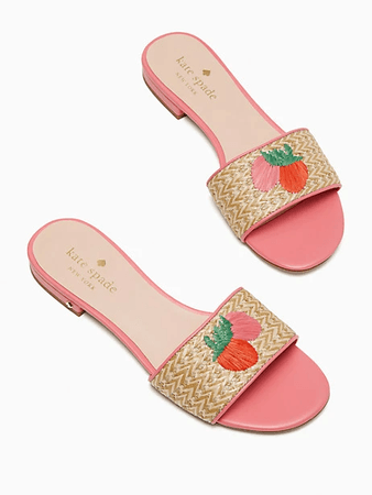 Kate Spade strawberry sandals