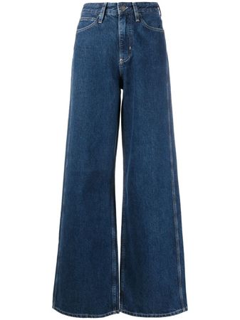 Calvin Klein high-rise Flared Jeans - Farfetch
