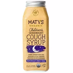 Maty's Children's Organic Mucus Cough Syrup - 6 fl oz : Target