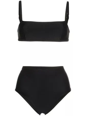 Matteau Bandeau bikini with high waist bottoms £205 - Shop SS19 Online - Fast Delivery, Free Returns