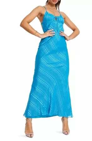 ASOS DESIGN Stripe Scoop Neck Maxi Dress | Nordstrom