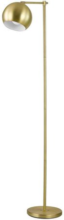Globe Electric 12915 Molly 60" Floor Lamp, Gold, Satin Finish, In-Line On-Off Switch, Tools & Home Improvement - Amazon Canada