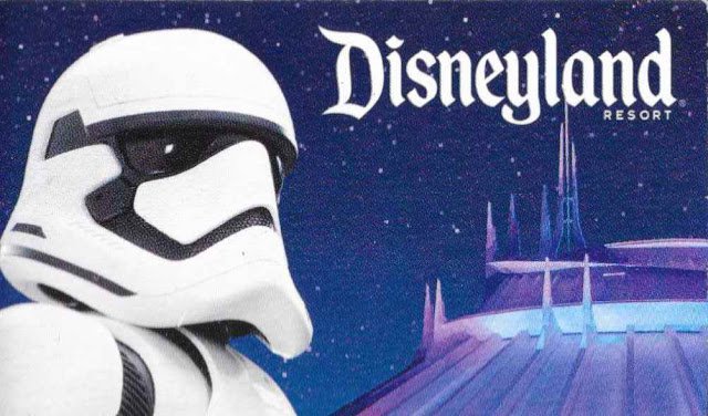 Stormtrooper Space Mountain Disneyland Resort Ticket