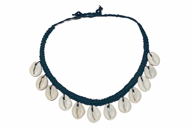 Cowrie Shell Adjustable Necklace