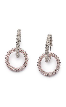 Double Hoop Crystal Earrings By Magda Butrym | Moda Operandi