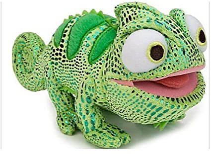 Amazon.com: Disney Tangled 6 Inch Plush Figure Chameleon Pascal Green: Toys & Games