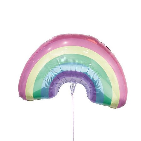 pastel rainbow balloon