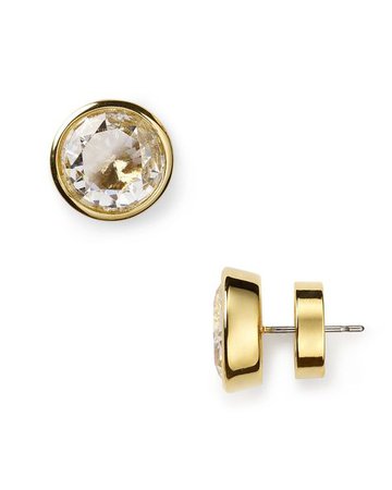 Michael Kors Large Gold Stud Earrings | Stud earrings, Gold earrings for women, Michael kors earrings