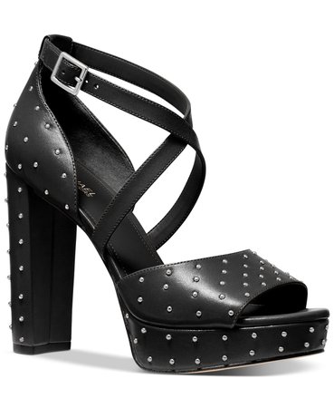 Michael Kors Marais Platform Dress Sandals & Reviews - Sandals - Shoes - Macy's