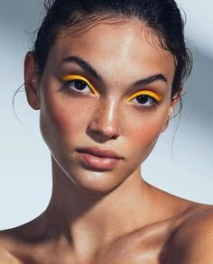 yellow makeup