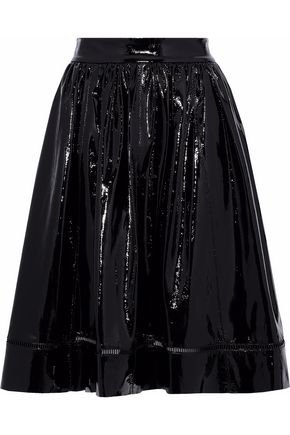 Misty flared patent-leather skirt | ALICE + OLIVIA | Sale up to 70% off | THE OUTNET