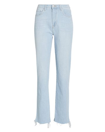 L'Agence Lorelei High-Rise Straight-Leg Jeans | INTERMIX®