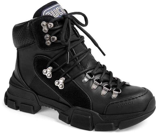 Gucci Lace-Up Boot