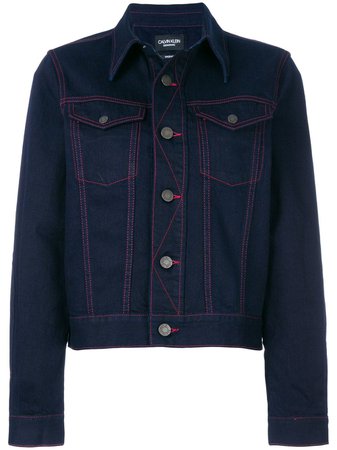 Calvin Klein 205W39nyc Contrast Denim Jacket For Women | Farfetch.com