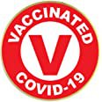 Amazon.com: Vaccinated COVID-19 Coronavirus enamel Lapel Pin - Covid19 Bage gold plated pin - Brooch Vaccinated memorial for bag shirt - medical alert symbol USA pin (1) : Clothing, Shoes & Jewelry