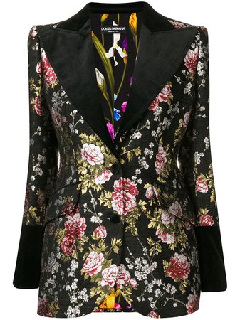 Dolce & Gabbana floral embroidered blazer £2,300 - Shop Online - Fast Global Shipping, Price