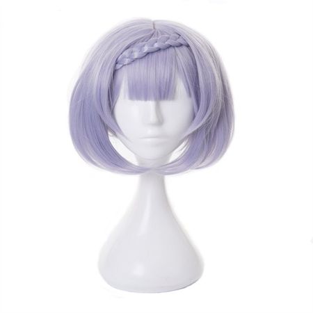anime purple wig