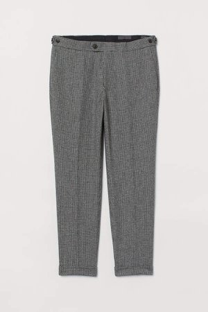 Slim fit Wool-blend Pants - Gray