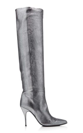 ZIMMERMANN Metallic Leather Stiletto Boots