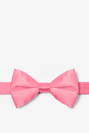 Peony Pink Silk Pretied Bow Tie | Ties.com