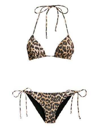 Rosedale Triangle Leopard Bikini
