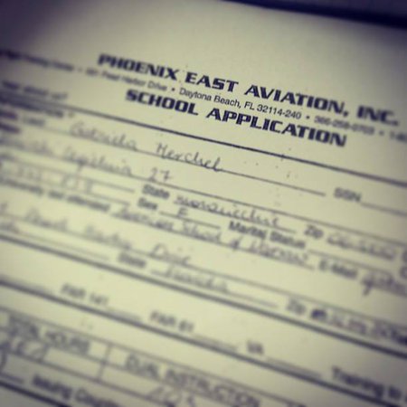 flight school application