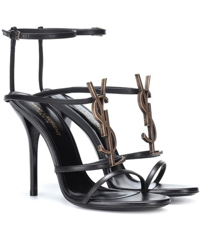 Cassandra 110 Leather Sandals | Saint Laurent - mytheresa
