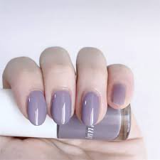 purple square nails short - Google Search