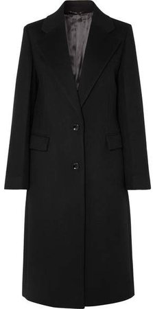 Magnus Wool-blend Coat - Black