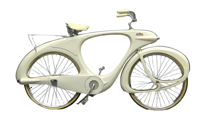 The 1960 Bowden spacelander bicycle.