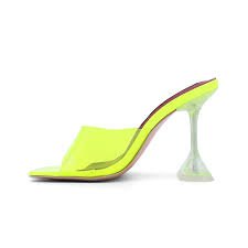 jessica buurman green transparent heels - Buscar con Google