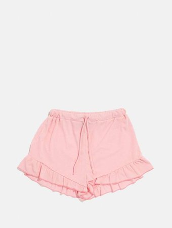 Pink Frill Pyjama Shorts | Pink Pyjamas | Skinnydip London