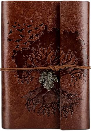 OMEYA | Leather Bound Journal with Blank Pages | Amazon