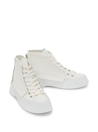 JW Anderson Panelled high-top Sneakers - Farfetch