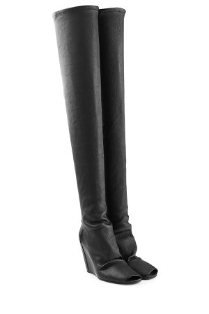 Leather Over-the-Knee Boots Gr. IT 36