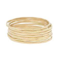 gold stacking rings - Google Search